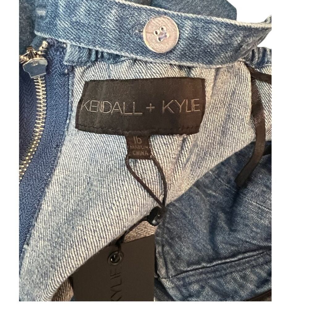 Kendall & Kylie Denim Dress Size 16 - Picture 5 of 10